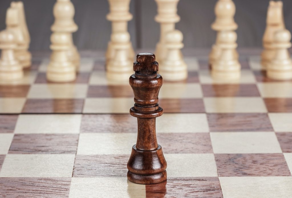 Chess Leadership Concept On The Chessboard